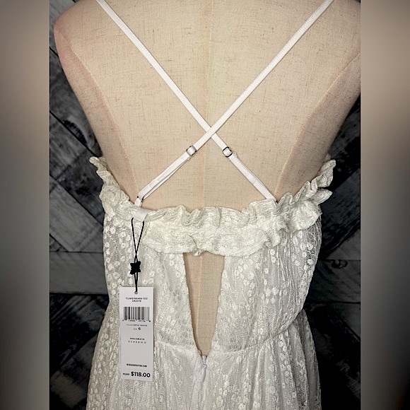 BCBGENERATION NWT MIDI DRESS OPTIC WHITE - Picture 8 of 13